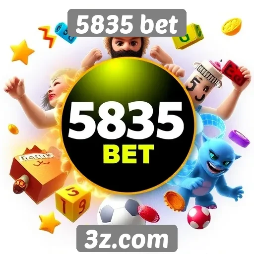 Diversidade de jogos disponíveis na 5835 bet